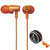 铁三角(audio-technica) ATH-CLR100 耳塞式耳机 创意绕线器 色彩时尚 音乐耳机 橙色