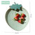 塑料北欧水果盘家用甜品客厅现代创意瓜子干果茶几果盆零食糖果盘(草莓款绿色 默认版本)