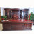 红木家具2.8米红木书桌两件套实木组合书柜大班台老板桌非洲酸枝木(其他 办公桌+椅子)