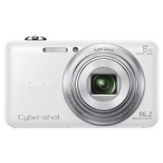 索尼（SONY）DSC-WX60数码相机（白色）自动识别夜景肖像 1080i高清视频 光学防抖 1620万像素8倍光学变焦2.7寸23万像素液晶屏25MM广角