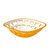 意大利 Guzzini 进口果篮家用厨房方口果盘餐具水果盘 国美厨空间(橙)