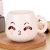 创简坊（CJIANFF） 陶瓷杯带盖带勺套装创意情侣杯子可爱牛奶杯马克杯咖啡杯可爱水杯(8027 单杯么么哒)