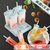 【买一送一】DIY雪糕模具卡通冰淇淋自制冰棒冰棍冰块做冰糕磨具(多功能大号榨汁机【送方形8支】)