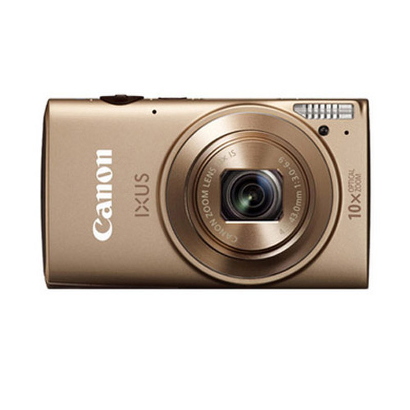 数码相机佳能canonixus255hs数码相机高清长焦照相机普通卡片机金色