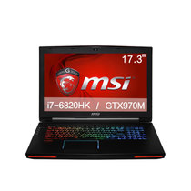 微星(MSI)GT72 6QD-005XCN 17.3英寸游戏本(i7-6820HK 16G 128G+1T GTX970M GDDR5 3G 多彩背光)黑