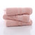 图强精梳超柔断档毛巾m6378-粉色3条 柔软吸水