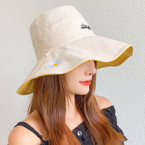 Bonbfenssan 波梵森2021夏季新款盆帽双面可戴可折叠遮阳帽太阳帽(军绿色)