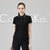 CaldiceKris（中国CK）CK短袖POLO衫（男女同款）CK-F2003(黑色 XXL)