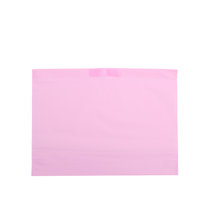 服装店手提袋子定做磨砂束口袋加厚礼品塑料袋外卖打包袋定制LOGO(小号35*25折底11+48个一包+10个一包 束口紫粉色)