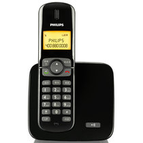 飞利浦（PHILIPS）DCTG270 2.4G数字无绳来电显示电话机（黑色）（超大屏幕中文显示 ，屏幕与按键背光，来电语音报号数字免提功能）