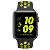 苹果 Apple Watch Sport Series2苹果智能手表运动手表智能手环二代 Nike款(黑配荧光黄色Nike表带 38mm)