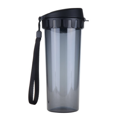 特百惠水杯380/500ml/380ML茶韵随手杯便携塑料杯运动杯子儿童学生茶杯(酷炫黑 500ml) 特百惠水杯380/500ml/380ML茶韵随手杯便携塑料杯运动杯子儿童学生茶杯(酷炫黑 500ml)