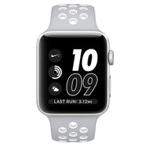 苹果 Apple Watch Sport Series2苹果智能手表运动手表智能手环二代 Nike款(冷银配白色Nike表带 42mm)