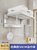 太空铝浴室置物架壁挂式毛巾杆收纳免打孔卫生间厕所洗手间浴巾架(经典银 50)