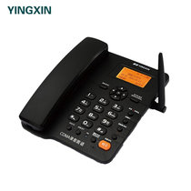盈信（YINGXIN）插卡电话机无线固话座机 录音移动电信联通4G全网通多版本选择 手机卡家用办公 移动(GSM)版(电信CDMA录音版（黑色）)