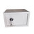 全国包邮特大号手提钱箱密码箱机械保险箱保险柜收银箱带锁A4纸(31-20-20CM钥匙款白色柜子)