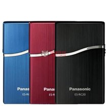 松下（Panasonic）ES-RC20电动剃须刀（男士刮胡刀，电池式，单刀头，金属外壳 ）(红色 ES-RC20)