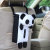 石家垫 车用卡通椅背挂式纸巾盒创意可爱小熊抽纸盒套 (熊猫)