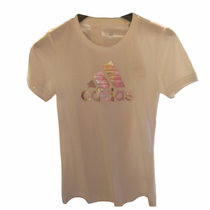 阿迪达斯女装 2016夏新款运动休闲短袖圆领T恤AZ9462 AZ9463(褐色 XL)