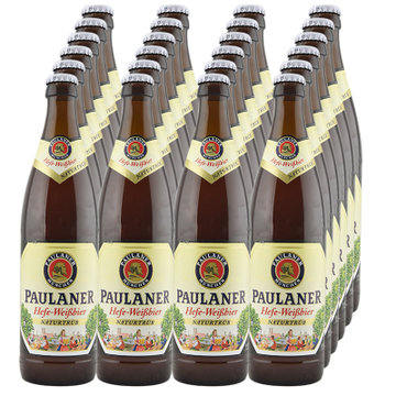 【德国超级伯克啤酒】德国柏龙(paulaner)/普拉那 宝莱纳 白啤 500ml