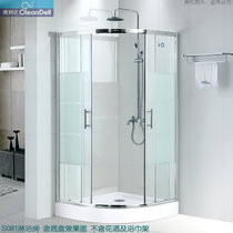 Clean Dell淋浴房 *3C认证钢化自洁玻璃 含底盘 90*90 S081(90*90含亚克力挡水条)