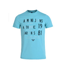 ARMANI JEANS阿玛尼男士时尚字母LOGO短袖T恤 3Y6T08 6J0AZ(绿色 XXXL)