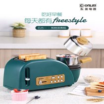东菱（Donlim）多士炉·烤面包机家用多功能吐司机三明治机早餐机 DL-8009(绿色 热销)
