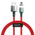倍思 锌磁数据线 USB For iP 2.4A 1m 红色