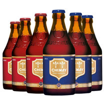 智美红蓝帽混装啤酒330ml整箱装 组合装修道士精酿比利时进口