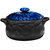 萌可陶瓷煲水立方4.8L煲汤炖肉明火用耐高温大容量砂锅蓝色盖WGP-206E