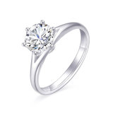 CRD克徕帝珠宝 公主皇冠 浪漫扭臂精致女戒 求婚结婚钻石戒指 G0671D