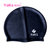 雅凯诗 硅胶泳帽 柔软舒适防水耐用时尚大标游泳帽装备(黑色 成人)
