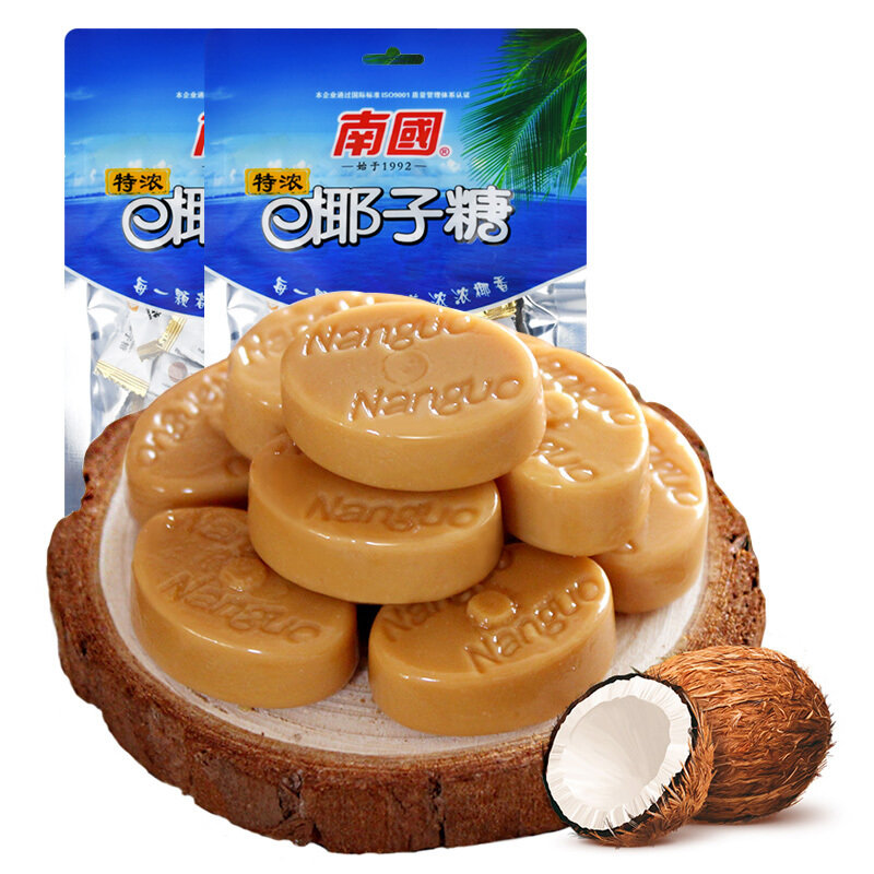 糖果巧克力南国特浓椰子糖200g2国美甄选返回商品页