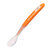 日康硅胶勺子塑料RK-3770 新生儿勺子碗筷子小软匙6个月以上(颜色随机)