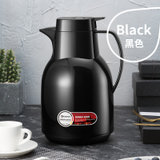 德国EDISH家用保温水壶大容量热水瓶玻璃内胆2000ML(1500ML黑色)