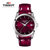 天梭(TISSOT)瑞士手表 库图系列皮带石英女士手表 酒红色T035.210.16.371.01(皮带 酒红色)