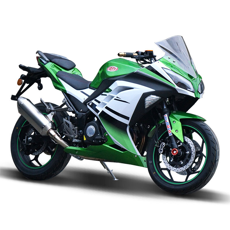 小忍者摩托车跑车250ccc地平线机车大公路赛趴赛助力车街车(绿色 150