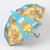 冰雪儿童雨伞女幼儿园小学生公主伞宝宝自动遮阳伞黑胶防晒晴雨伞(巧克力色)