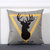 北欧麋鹿抱枕沙发客厅靠垫办公室腰靠背垫护腰床头上几何图案靠枕(HL-004)