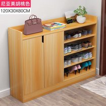物植 多功能鞋柜 ZT-13(120cm尼亚美胡桃色)