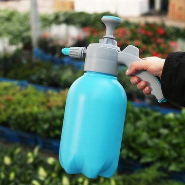 糖果色喷壶两头手压式塑料喷水洒水壶喷雾器彩色玻璃喷壶园艺工具2l
