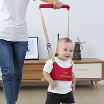 婴儿学步带宝宝透气儿童防摔向上提拉带防勒婴幼学走路牵引带(大红色)