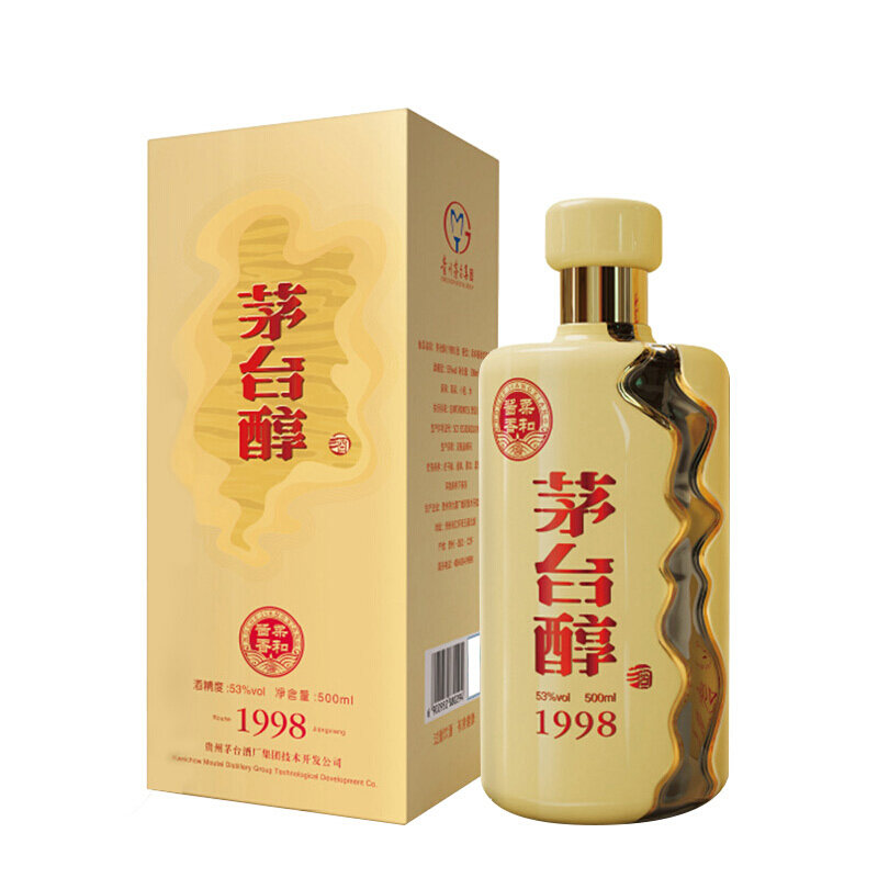 【贵州茅台白酒图片】国美酒业 茅台53度 茅台醇(1998)柔和酱香型白酒