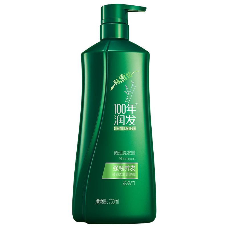 100年润发植物氨基酸洗发露750ml强韧养发添加6种植物养护成分强健