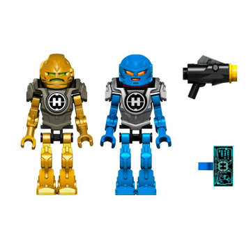 hero factory英雄工厂 突波与洛卡的超级合体机甲 拼插类玩具 44028