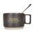 创意美式咖啡杯碟勺 欧式茶具茶水杯子套装 陶瓷情侣杯马克杯.Sy(美式咖啡杯(铁锈棕)+勺)