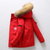 吉普盾加拿大风格可拆卸帽羽绒服男潮短款新款冬季大鹅雪咒加厚学生工装情侣保暖外套(MS165红色 M)