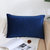 北欧风沙发抱枕靠垫客厅腰枕长条枕靠枕套办公室长方形大号靠背垫(宝石蓝)