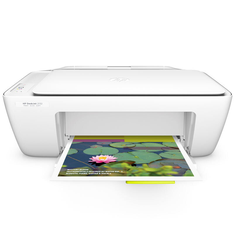 惠普(hp)deskjet 2132 惠众系列彩色喷墨一体机 仅电脑usb连接打印 不