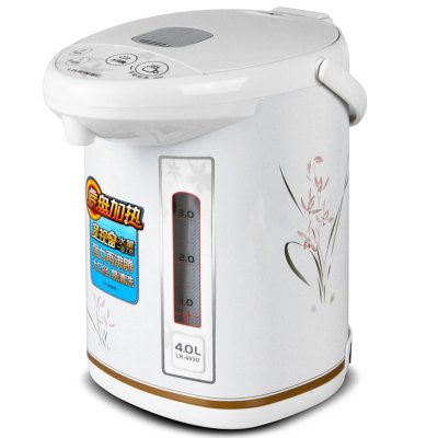 利仁（Liven）LR-400D电热水瓶【畅销产品】4L容量 电动出水 再沸腾功能 可视水位视窗